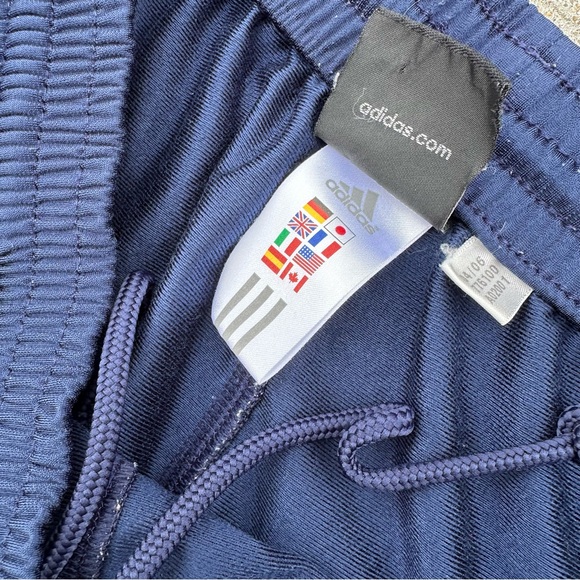 Adidas 2006 Navy Striped Wide Leg Track Pants - Picture 6 of 9